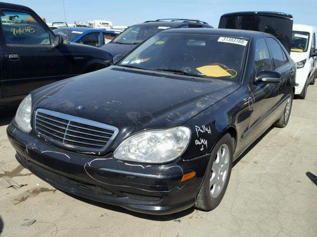 WDBNG70J9YA087601 - 2000 MERCEDES-BENZ S 430 BLACK photo 2