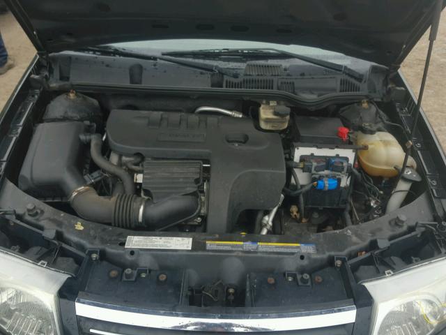 1G8AJ55F66Z207082 - 2006 SATURN ION LEVEL შავი ფოტო 7