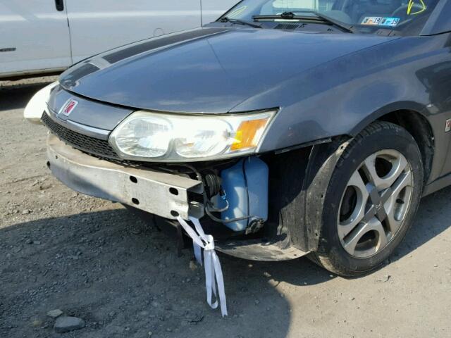 1G8AL54F54Z124056 - 2004 SATURN ION LEVEL GRAY photo 10