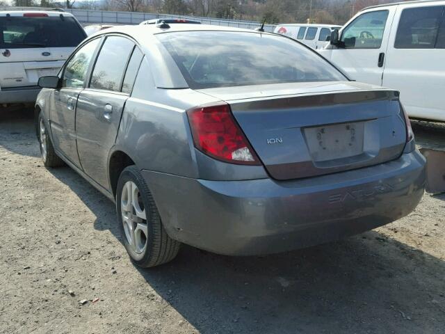 1G8AL54F54Z124056 - 2004 SATURN ION LEVEL GRAY photo 3