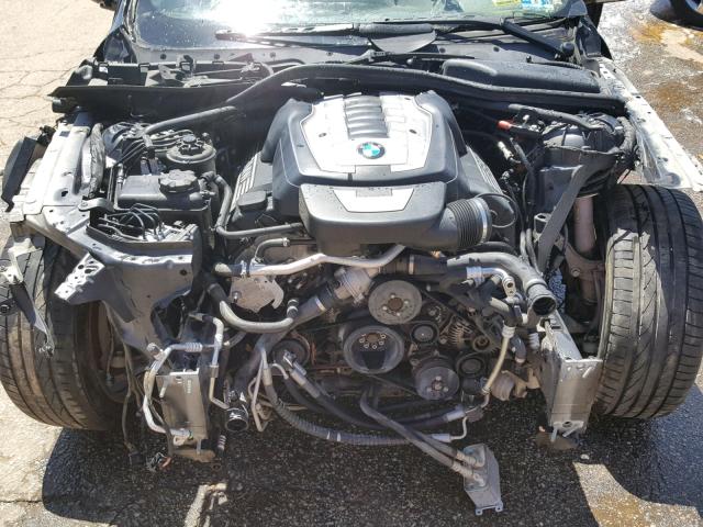 WBAEA53598CV91802 - 2008 BMW 650 I BLACK photo 7