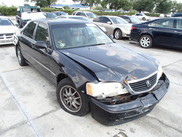 JH4KA9650YC007259 - 2000 ACURA 3.5RL BLACK photo 1