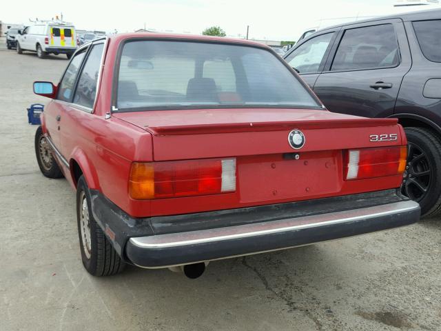 WBAAB6404G1680658 - 1986 BMW 325 E AUTO RED photo 3