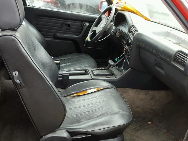 WBAAB6404G1680658 - 1986 BMW 325 E AUTO RED photo 5