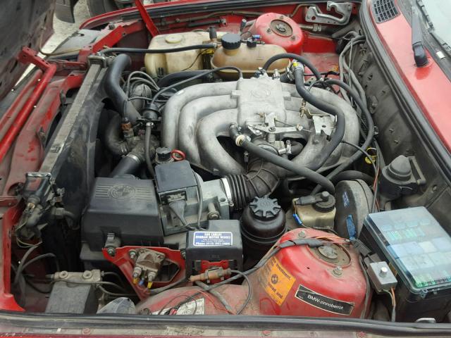 WBAAB6404G1680658 - 1986 BMW 325 E AUTO RED photo 7