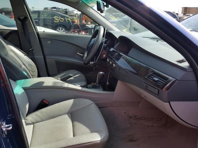 WBANA53545B860466 - 2005 BMW 525 I 蓝色 照片 5