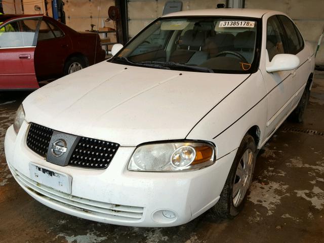 3N1CB51D05L459631 - 2005 NISSAN SENTRA 1.8 WHITE photo 2