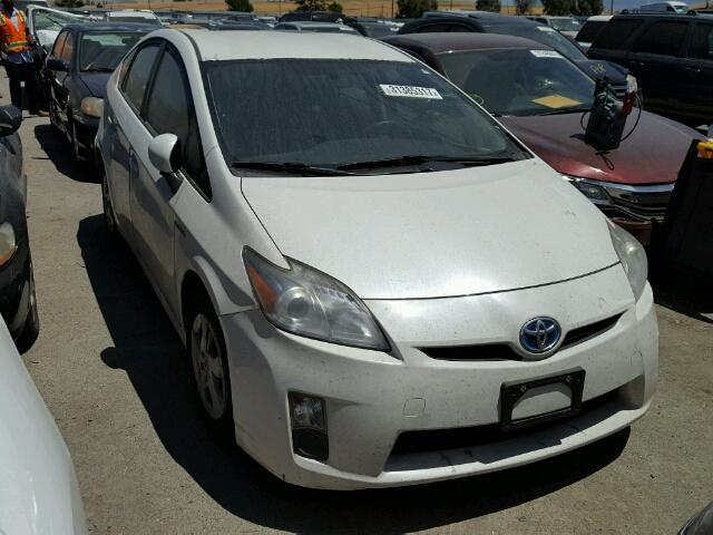 JTDKN3DU2A0047847 - 2010 TOYOTA PRIUS WHITE photo 1