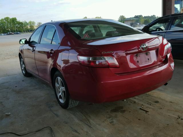 4T1BE46K07U006941 - 2007 TOYOTA CAMRY NEW RED photo 3