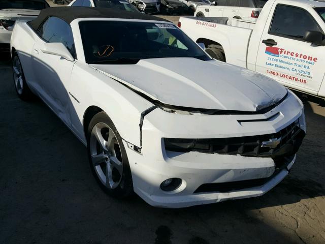 2G1FK3DJ7D9235119 - 2013 CHEVROLET CAMARO 2SS WHITE photo 1