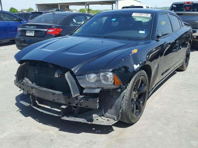 2C3CDXCT0EH285127 - 2014 DODGE CHARGER R/ BLACK photo 2