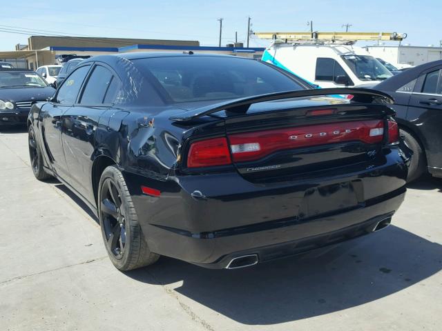 2C3CDXCT0EH285127 - 2014 DODGE CHARGER R/ BLACK photo 3