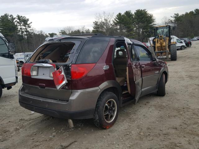 3G5DA03E13S607695 - 2003 BUICK RENDEZVOUS RED photo 4