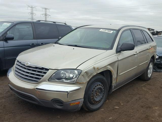 2A4GM684X6R638939 - 2006 CHRYSLER PACIFICA T GOLD photo 2
