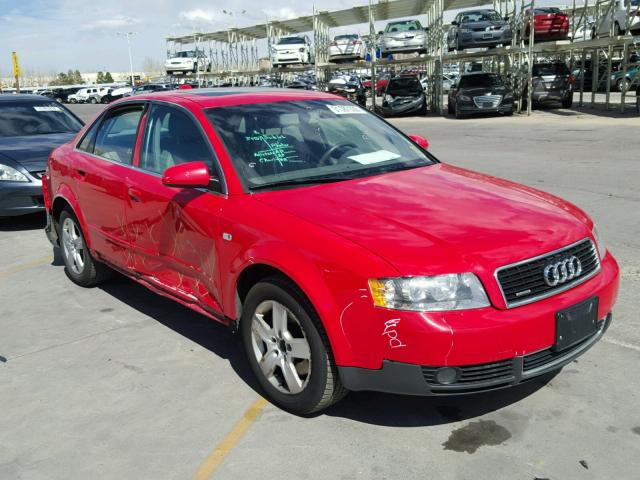 WAULT68E94A073372 - 2004 AUDI A4 3.0 QUA RED photo 1