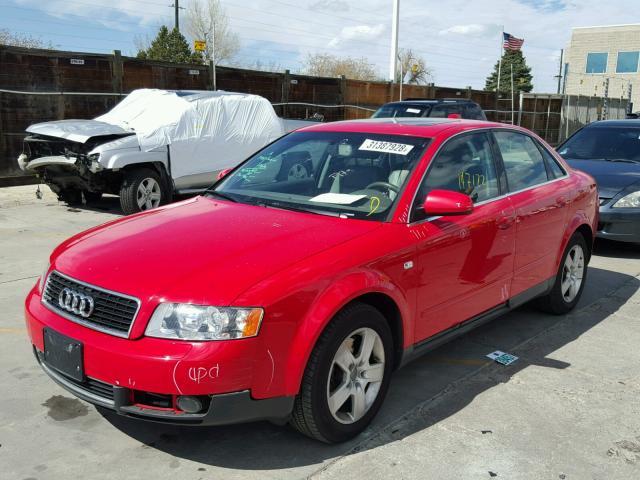 WAULT68E94A073372 - 2004 AUDI A4 3.0 QUA RED photo 2