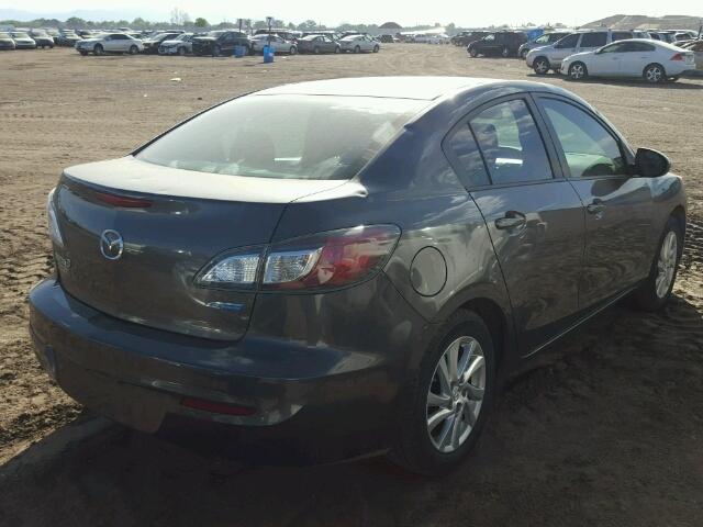 JM1BL1V78C1667344 - 2012 MAZDA 3 I GRAY photo 4