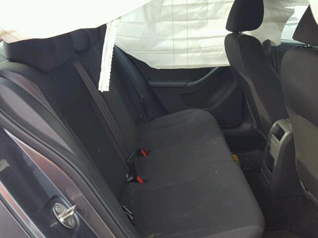 3VW2K7AJ5FM305256 - 2015 VOLKSWAGEN JETTA BASE CHARCOAL photo 6