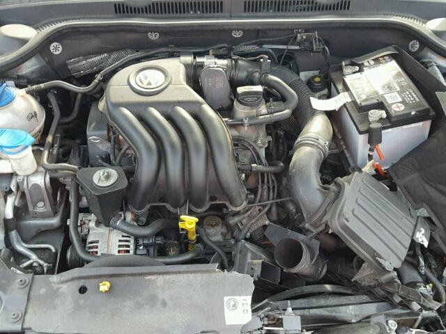 3VW2K7AJ5FM305256 - 2015 VOLKSWAGEN JETTA BASE CHARCOAL photo 7