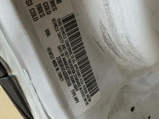 ZFBERFAT4G6B12451 - 2016 RAM PROMASTER 白色 照片 10