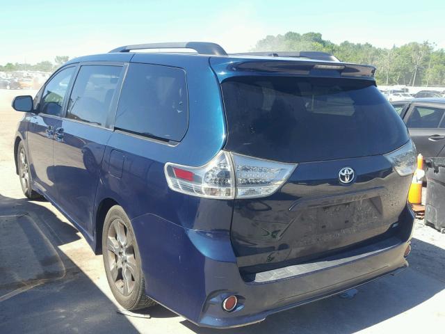 5TDXK3DCXBS067655 - 2011 TOYOTA SIENNA SPO GREEN photo 3