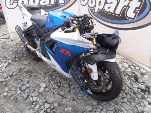 JS1GR7MA4D2100218 - 2013 SUZUKI GSX-R750 BLUE photo 1