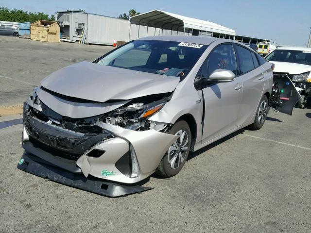JTDKARFP3H3053171 - 2017 TOYOTA PRIUS PRIM თაფლისფერი ფოტო 2