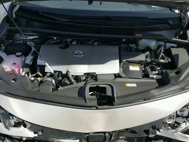 JTDKARFP3H3053171 - 2017 TOYOTA PRIUS PRIM თაფლისფერი ფოტო 7