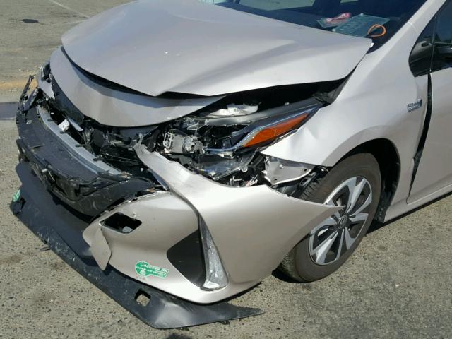 JTDKARFP3H3053171 - 2017 TOYOTA PRIUS PRIM თაფლისფერი ფოტო 9