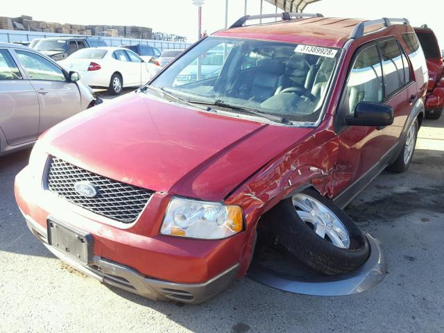 1FMZK01105GA28349 - 2005 FORD FREESTYLE RED photo 2