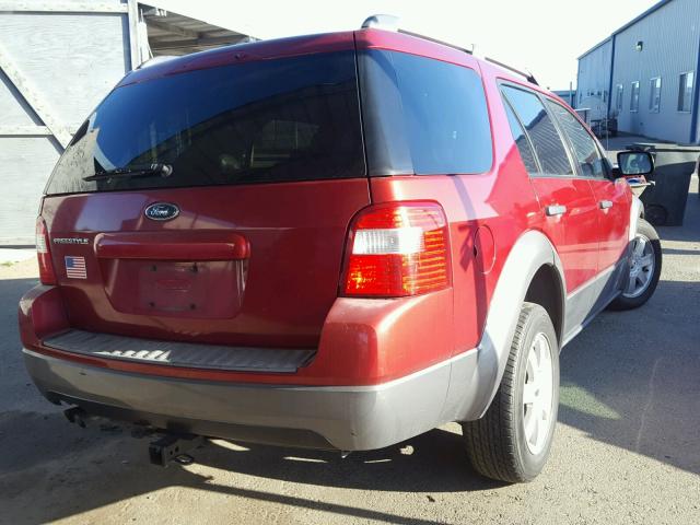 1FMZK01105GA28349 - 2005 FORD FREESTYLE RED photo 4