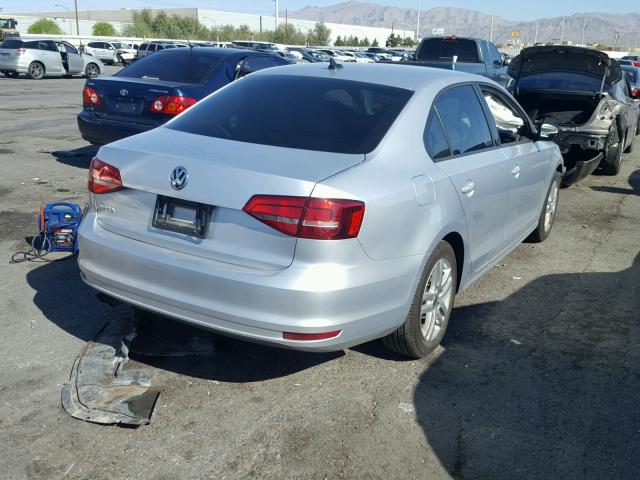 3VW2K7AJ4FM216987 - 2015 VOLKSWAGEN JETTA BASE 银色 照片 4