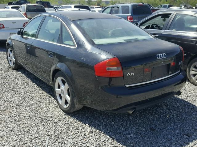 WAULD64B93N014077 - 2003 AUDI A6 2.7T QU BLACK photo 3