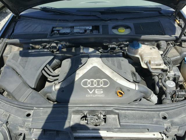 WAULD64B93N014077 - 2003 AUDI A6 2.7T QU BLACK photo 7