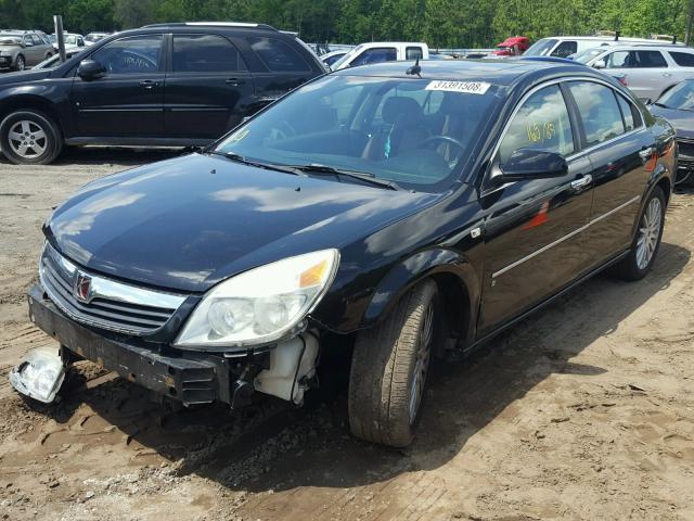 1G8ZV57797F224961 - 2007 SATURN AURA XR BLACK photo 2