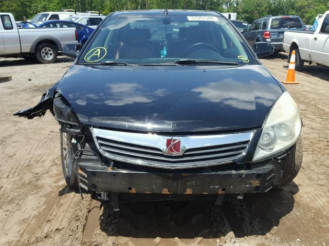 1G8ZV57797F224961 - 2007 SATURN AURA XR BLACK photo 9