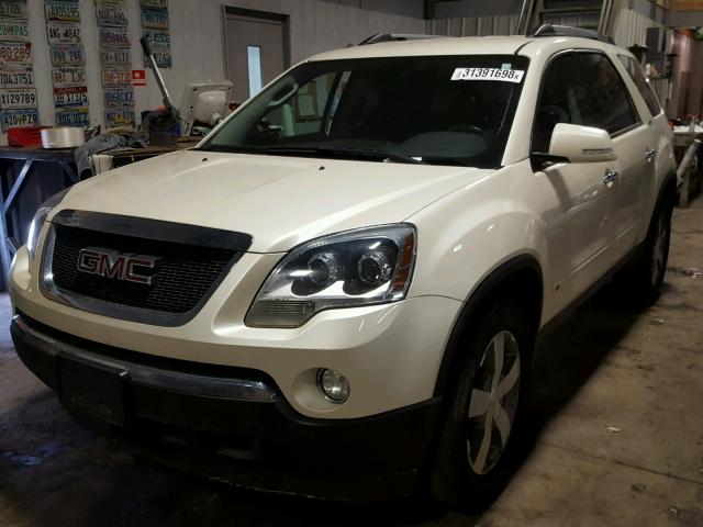 1GKLRMED9AJ128761 - 2010 GMC ACADIA SLT თეთრი ფოტო 2