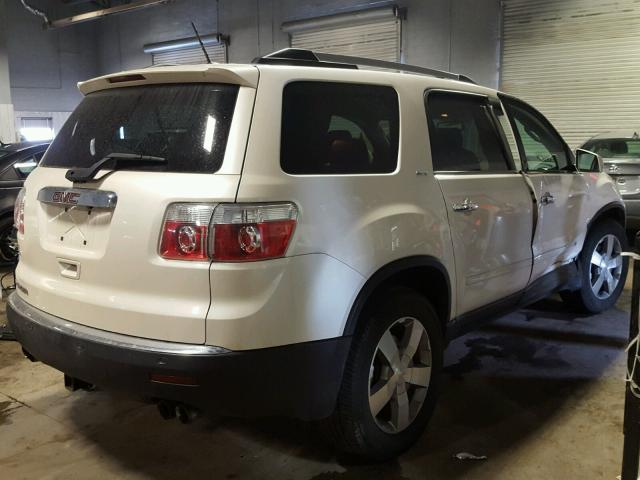 1GKLRMED9AJ128761 - 2010 GMC ACADIA SLT თეთრი ფოტო 4