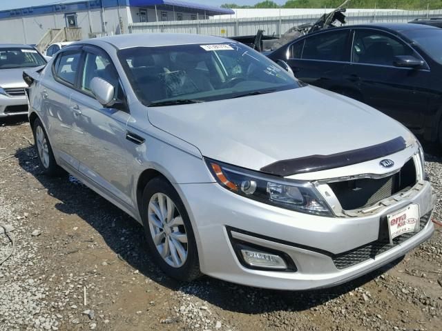 5XXGN4A72FG405125 - 2015 KIA OPTIMA EX SILVER photo 1