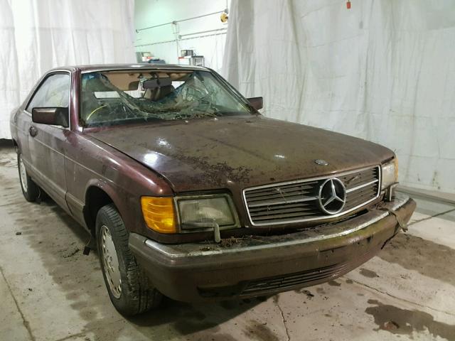 WDBCA45E6MA589740 - 1991 MERCEDES-BENZ 560 SEC RED photo 1