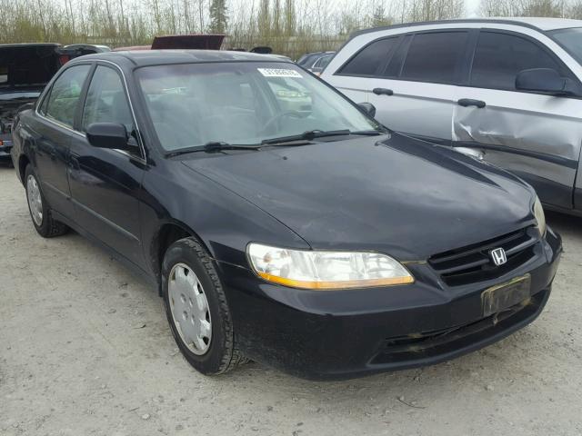 1HGCG5541WA219412 - 1998 HONDA ACCORD LX BLACK photo 1