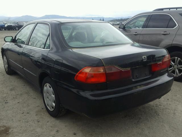 1HGCG5541WA219412 - 1998 HONDA ACCORD LX BLACK photo 3