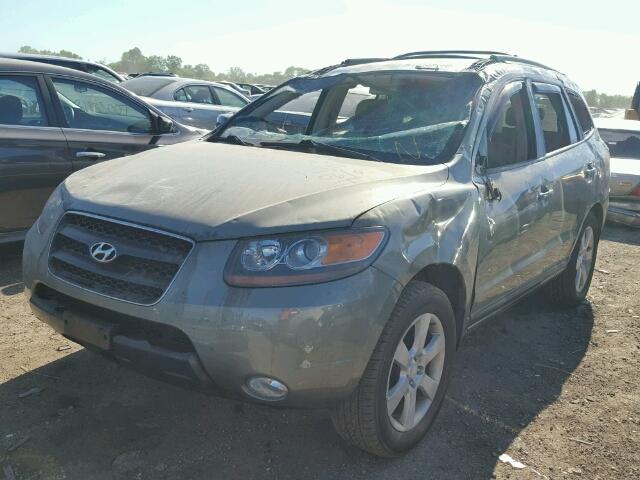 5NMSH13E97H101675 - 2007 HYUNDAI SANTA FE S GRAY photo 2