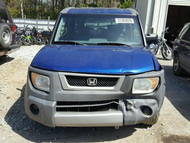 5J6YH28304L015506 - 2004 HONDA ELEMENT LX BLUE photo 9