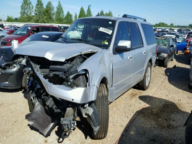 1FMJK2A57CEF54594 - 2012 FORD EXPEDITION SILVER photo 2