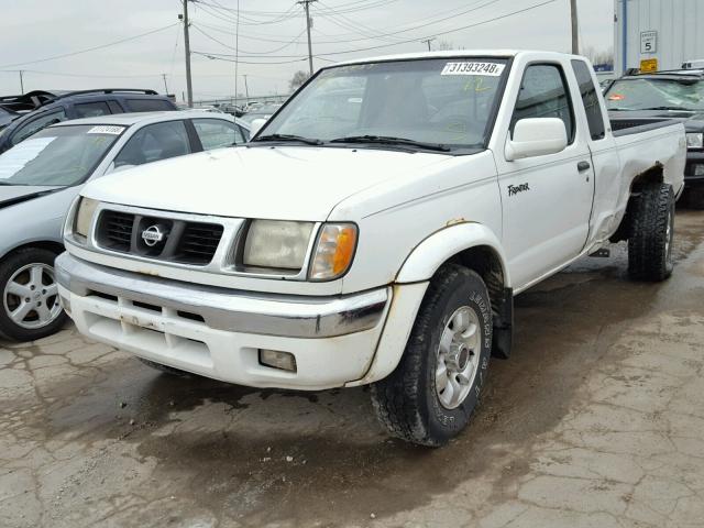 1N6ED26Y8XC342255 - 1999 NISSAN FRONTIER K WHITE photo 2