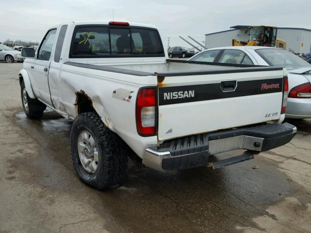 1N6ED26Y8XC342255 - 1999 NISSAN FRONTIER K WHITE photo 3