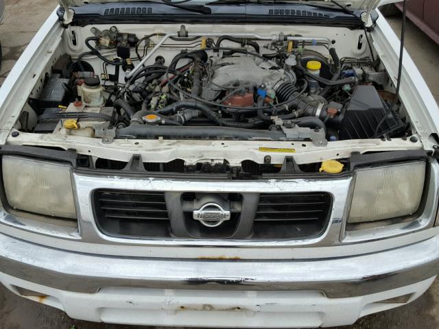 1N6ED26Y8XC342255 - 1999 NISSAN FRONTIER K WHITE photo 7