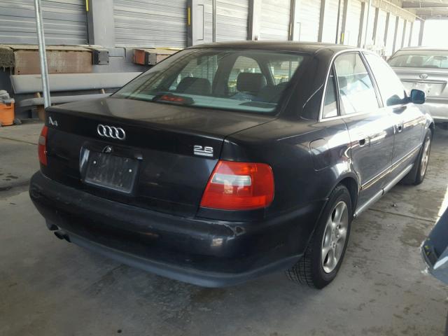 WAUED28D7WA140589 - 1998 AUDI A4 2.8 QUA BLACK photo 4