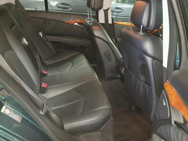 WDBUF72X77B044979 - 2007 MERCEDES-BENZ E 550 GREEN photo 6